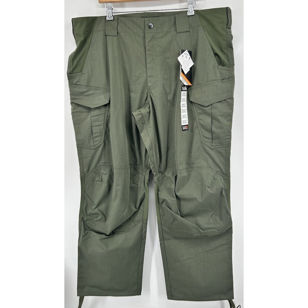 5.11 Tactical Srtyke Try Pants Green Teflon Shield Men's Size 38x32 NWT